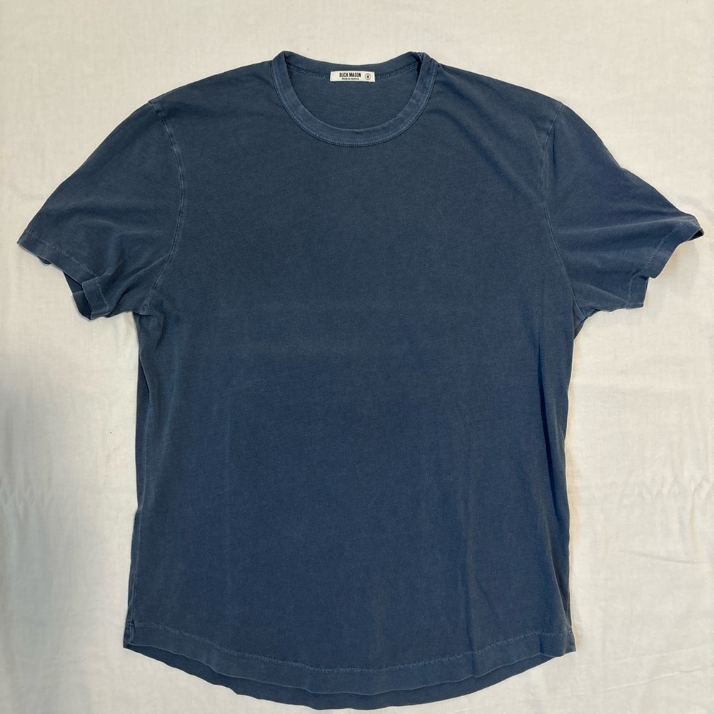 Buck Mason Navy Short Sleeve Tee
